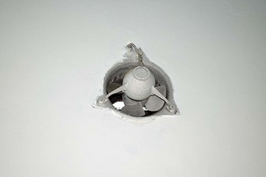 <p>Detail van de ventilator in de kantine. </p>
